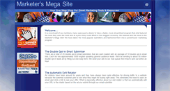 Desktop Screenshot of marketersmegasite.com